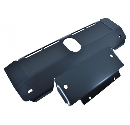 Sump Guard 8mm Aluminium Black Finish for Discovery 3