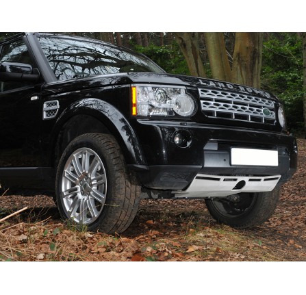 Discovery 4 Sump Guard 8mm Aluminium Silver Finish