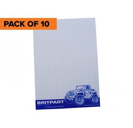 Britpart A5 Note Pads - Bundle Of 10