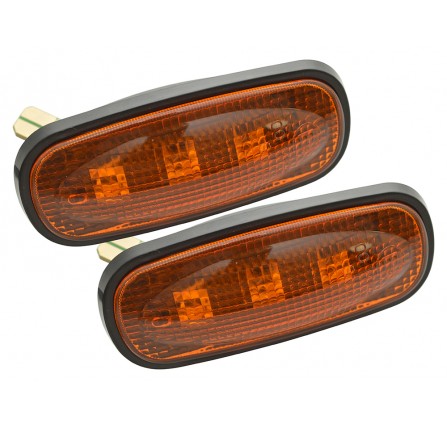 Wipac Led Oval Amber Side Repeater (Pair) 90 110 TD5 Onwards