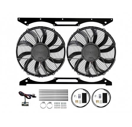 Revotec Electronic Fan Conversion Kit Series 3 V8 2 x 12 High Power Suction Fans