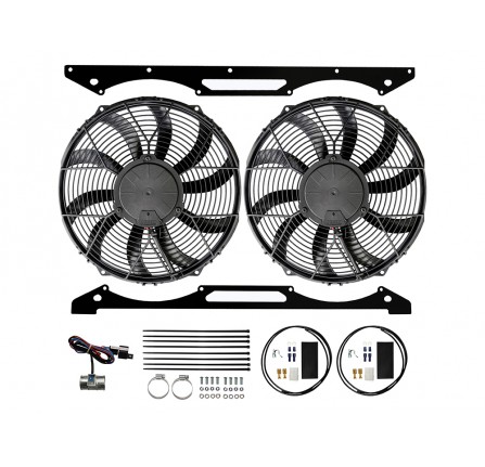 Revotec Electronic Fan Conversion Kit Series 3 V8 2 x 12" High Power Suction Fans