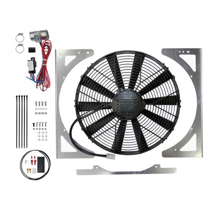 Revotec Electronic Fan Conversion Kit Def/Disco 200/300 TDI 15.2" High Power Suction Fan
