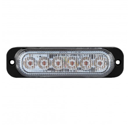 R10 High Intensity 6 Led Amber Warning Light