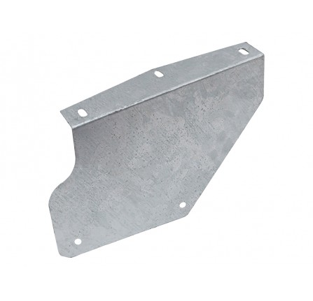 Galvanised Front Mudflap Bracket LH Discovery 2