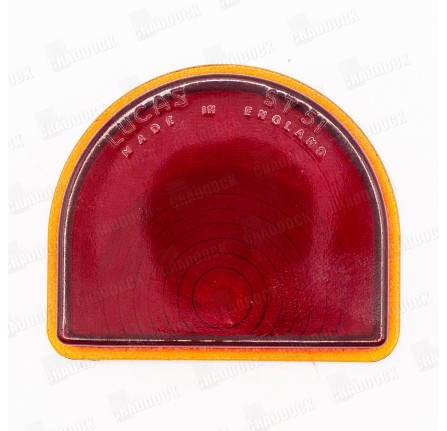 Rear D Lamp Lens 1948-54. without Bar Type