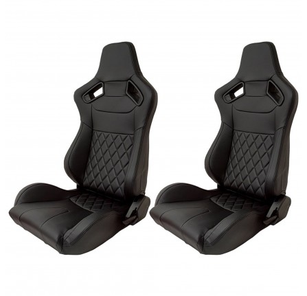 Diamond Pattern Sport Seats - Set Of 2 for Defender