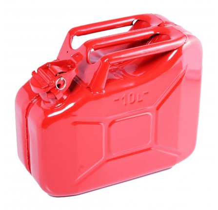 Steel Jerry Can 10L Red