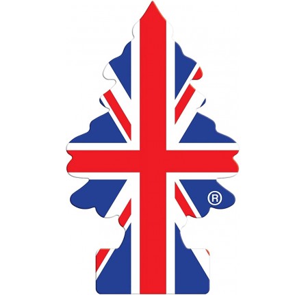 Little Trees Air Freshener - Uk Flag (Black Ice Scent)