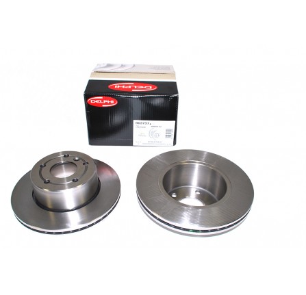 Delphi Brake Disc Vented Front Discovery 2 Sold As Pair