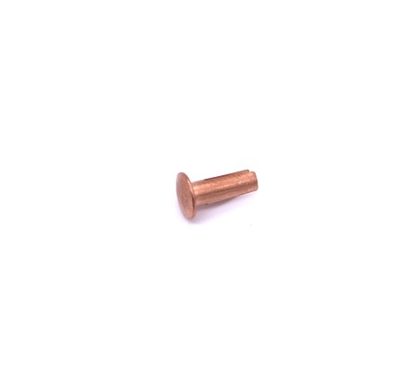 Genuine Copper Birfucated Rivet for Bonnet Rest Strip 1948 to Mid 1960S