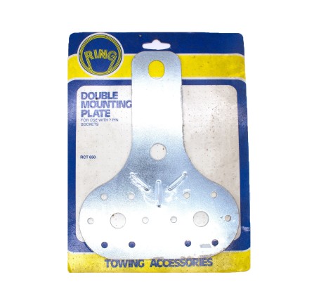 Trailer Socket Mounting Plate Double.