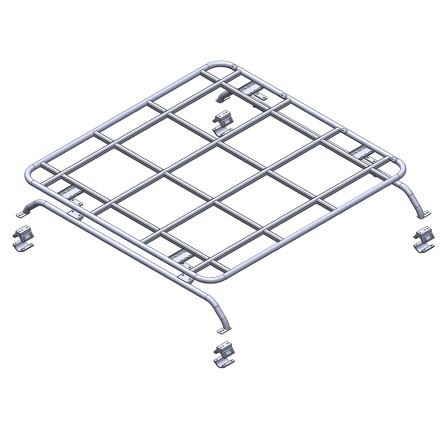 Safety Devices Explorer Roof Rack Defender 1.6MX1.4M Defender 110 - 4 Door Soft Top Roof Racks