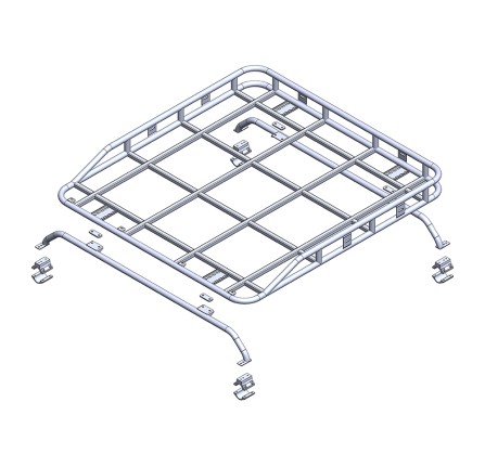 Safety Devices Explorer Roof Rack - 1.6MX1.4M - Defender 110