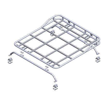 Safety Devices Explorer Roof Rack- Defender 110- 1.6MX1.4M