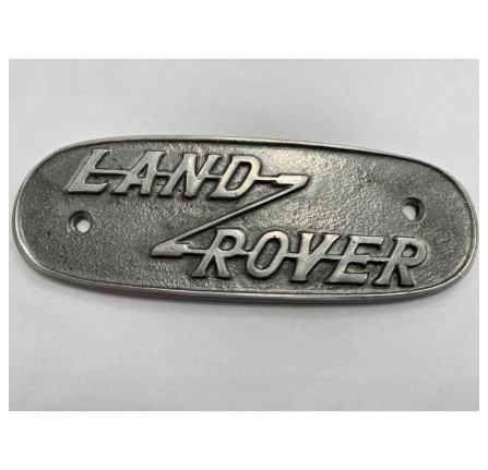 Land Rover Name Plate 5.5 Inch 1948-51