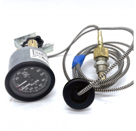 Combined Oil and Water Temperature Gauge.capillary Type with Instructions. See JC841 and JC840 Fittings for Oil Gauge