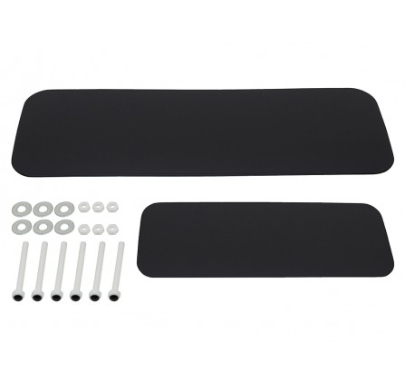 Spare Wheel Cover Plate Set Gloss Black