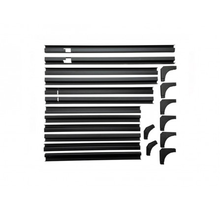 Fornt and Rear Window Channel Kit for Defender