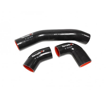 Terrafirma Silicone Intercooler Hose Kit Black 90/110/130 Td TD4 2.2
