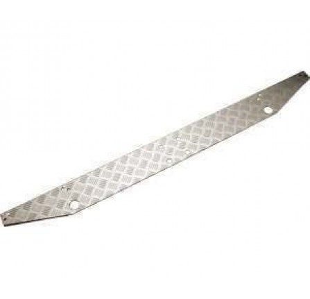 Chequer Plate 3mm Rear Cross Member Silver Anodised