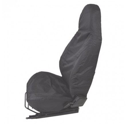 Modular Front Waterproof Seat Covers Grey Nylon Pair