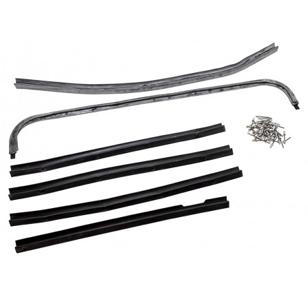 Rubber Door Seal Kit for Safari Rear Door 6 Pieces & Rivets