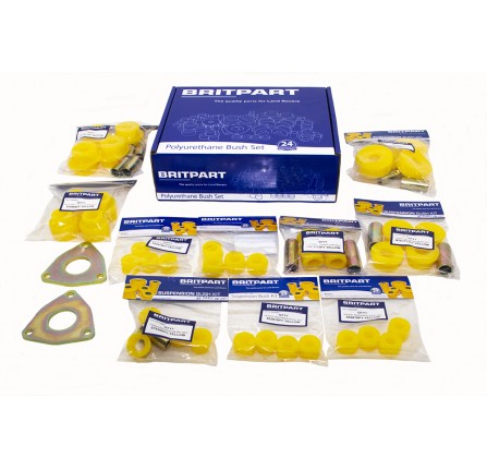 Britpart Yellow Polyurethane Bush Kit Rc to 1986