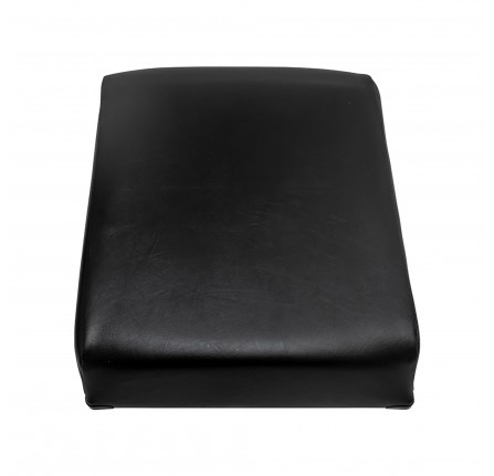 Exmoor Plain Seat Cushion Centre Black Viny