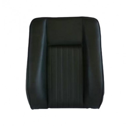 De Luxe Seat Backrest Centre Black Vinyl.by Britpart
