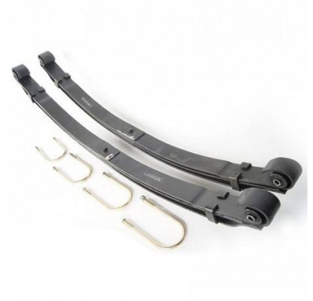 OEM Parabolic Spring Kit Rear SWB Includes U Bolts (British Made)