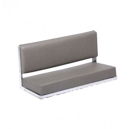 Rear Bench Seat in Elephant Hide Grey with Galvanised Frame (Back Brackets and Fixings)