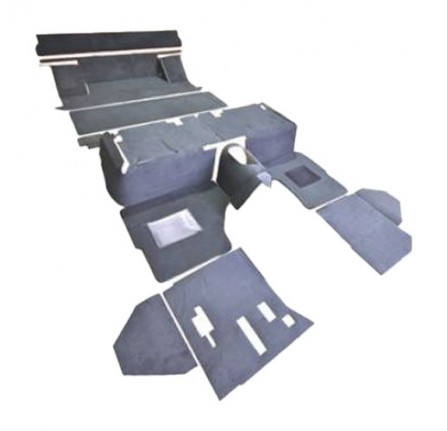 Series 2/3 88" SWB Full Vehicle Carpet Set Ebony