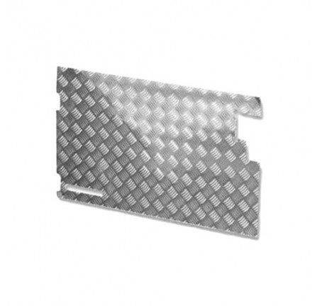 Chequer Plate Inner Rear Doo Early 90/110 with Dovetail No Wiper Or Heated Rear Screen