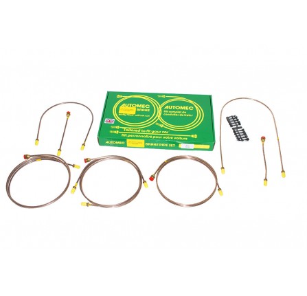 Brake Pipe Set Series 3 SWB RHD - Single Line System - 4-CLYINDER and 6-CYLINDER