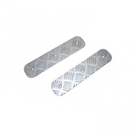 Bumper Treadplates Long Inc. S/S Fittings - Anodised Pair by Mammouth