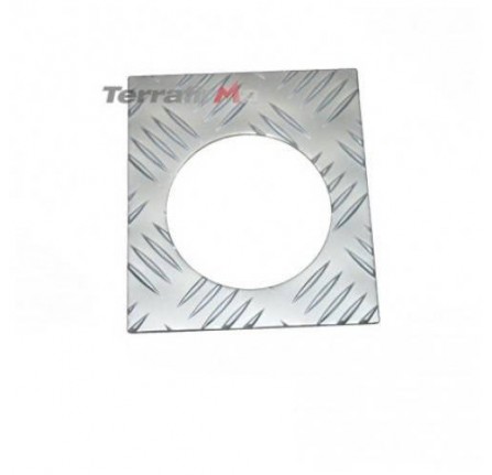 Land Rover Defender 90/110 TD5 Fuel Filler Surround Anodised Silver