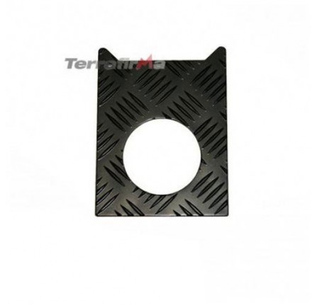 Fuel Filler Surround Defender 90/110 TDI Black Chequer Plate