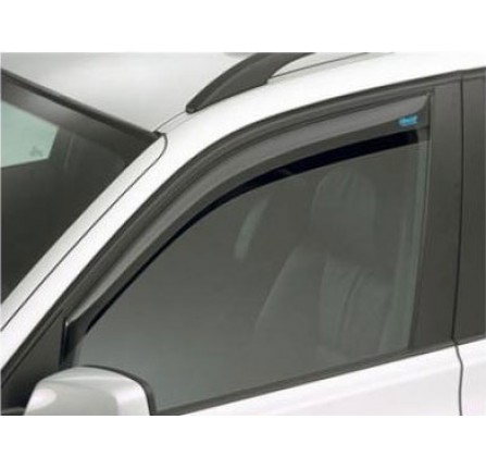 Climair Wind Deflectors - Freelander 1 5 Door Front Pair Gloss Black Dark Sport