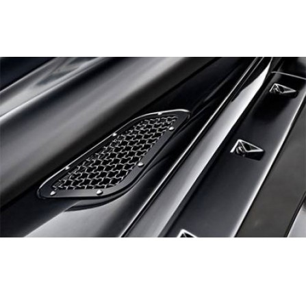 Kahn Wing Top Bonnet Vents Industrial Mesh (Pair)