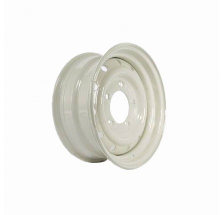 6.5X16 White Wolf Style Steel Wheel Load Rating 1080KG 5/165 Tubeless
