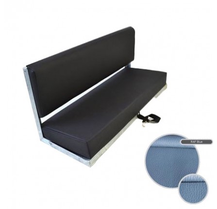 80 Bench Galvanised Raf Blue
