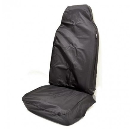 Waterproof Seat Cover Classic High Back 2ND Row Seat Black Nylon