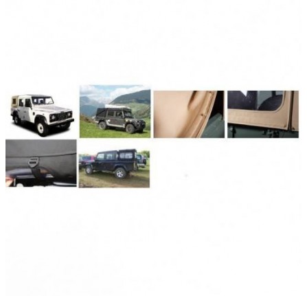 110 Crew Cab Black Moh Zip Sides
