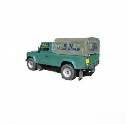 110 3/4 Hood Body Fit Black Canvas