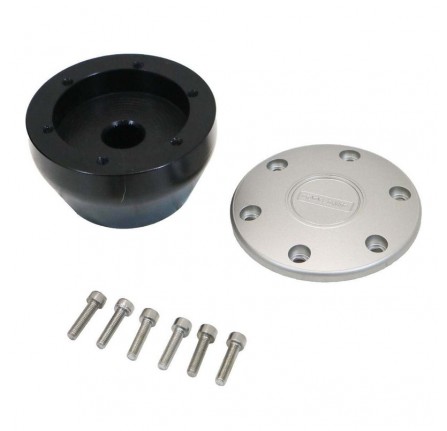 Series 3 Boss Kit Black Boss with Silver Centre Cap