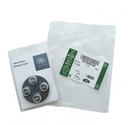 Genuine Valve Stem Cap Range Rover Logo Set 4