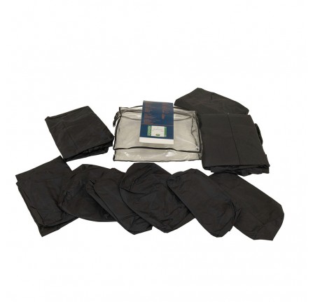 Genuine Rear 60/40 Split Seat Covers Ebony Black
