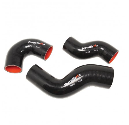 Terrafirma Silicone Intercooler Hose Kit Black 90/110/130 TD5