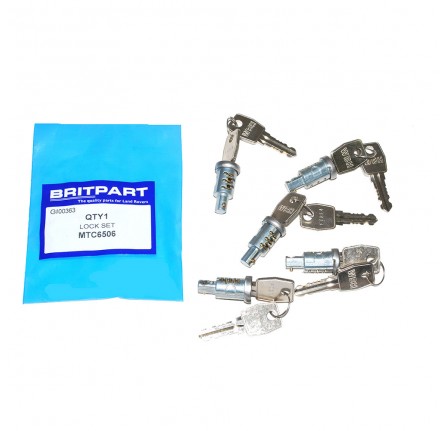 Lock Set 5 Barrels and 2 Keys 90/110 1987 to 1A622423